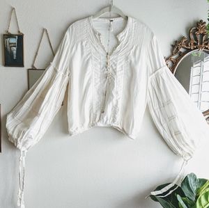 Free People Peasant Blouse